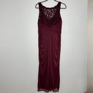 David's Bridal Lace Bridesmaid Dress Size 10